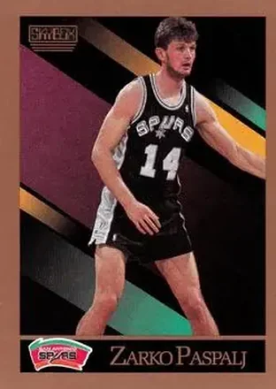 1990-91 SkyBox #259 - Žarko Paspalj - San Antonio Spurs