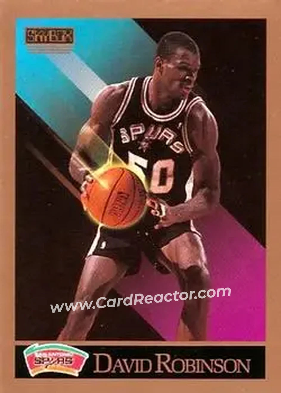 1990-91 SkyBox #260 - David Robinson - San Antonio Spurs - Front 1990-91 SkyBox #260 - David Robinson - San Antonio Spurs - Front