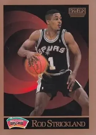 1990-91 SkyBox #261 - Rod Strickland - San Antonio Spurs