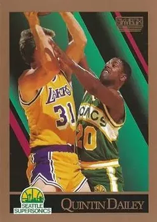 1990-91 SkyBox #265 - Quintin Dailey - Seattle SuperSonics