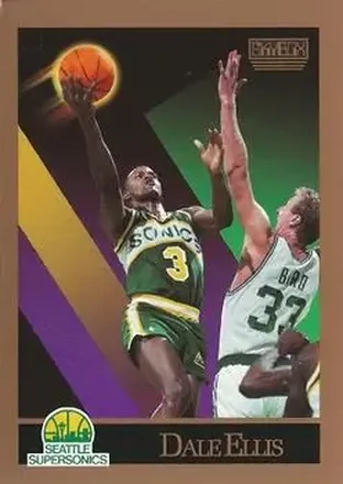 1990-91 SkyBox #266 - Dale Ellis - Seattle SuperSonics