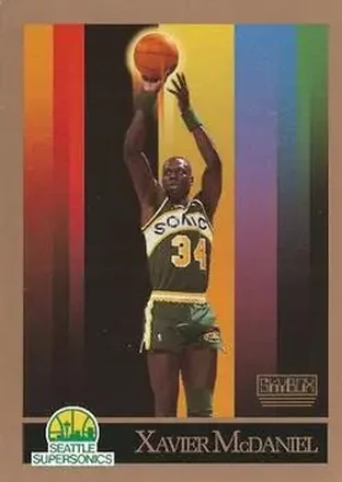 1990-91 SkyBox #269 - Xavier McDaniel - Seattle SuperSonics