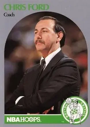 1990-91 Hoops #306 - Chris Ford - Boston Celtics