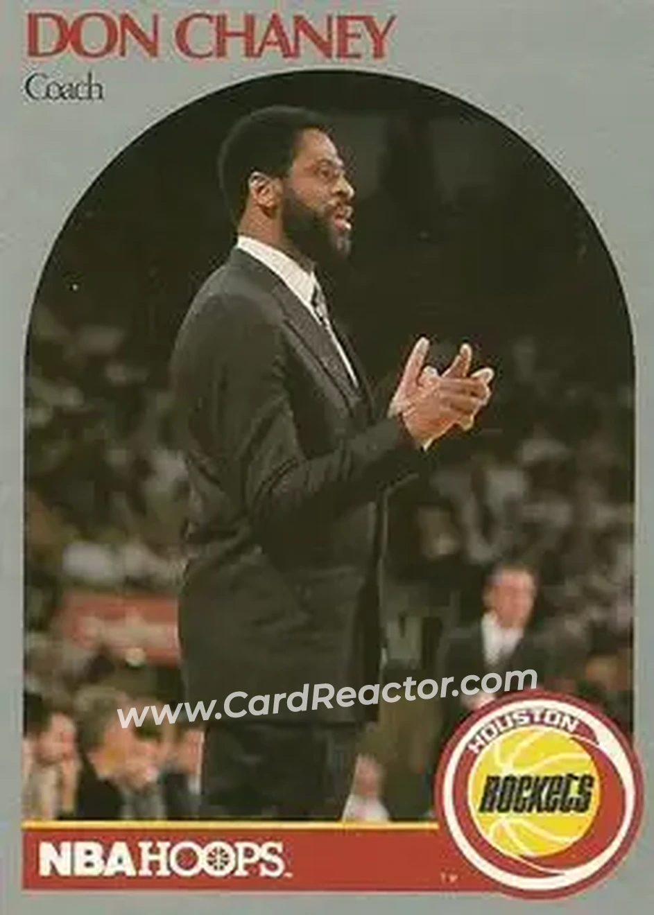 1990-91 Hoops #314 - Don Chaney - Houston Rockets - Front 1990-91 Hoops #314 - Don Chaney - Houston Rockets - Front
