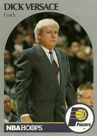 1990-91 Hoops #315 - Dick Versace - Indiana Pacers 1990-91 Hoops #315 - Dick Versace - Indiana Pacers