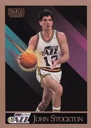 1990-91 SkyBox #284 - John Stockton - Utah Jazz