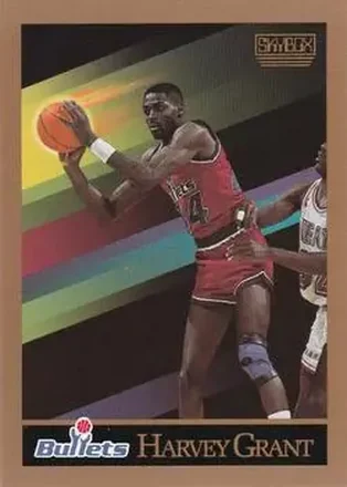 1990-91 SkyBox #288 - Harvey Grant - Washington Bullets