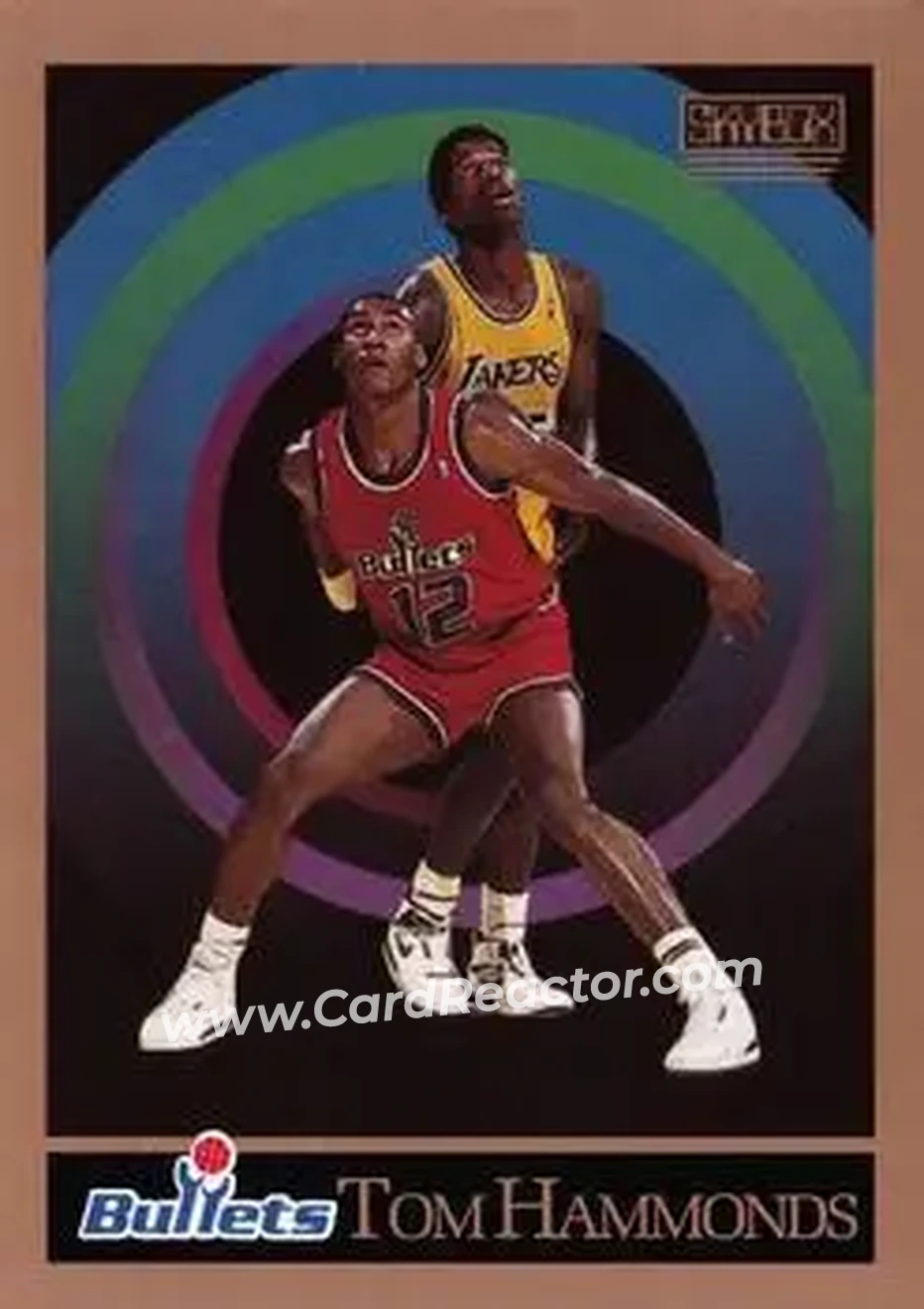 1990-91 SkyBox #289 - Tom Hammonds - Washington Bullets - Front 1990-91 SkyBox #289 - Tom Hammonds - Washington Bullets - Front