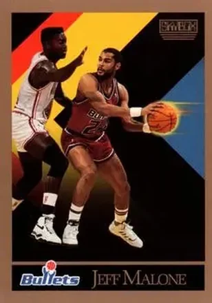 1990-91 SkyBox #292 - Jeff Malone - Washington Bullets
