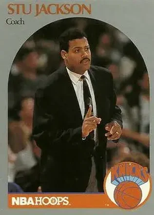 1990-91 Hoops #322 - Stu Jackson - New York Knicks 1990-91 Hoops #322 - Stu Jackson - New York Knicks