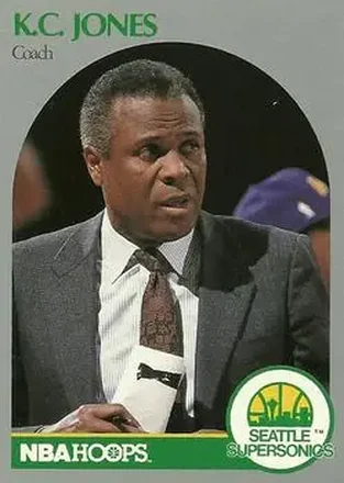 1990-91 Hoops #329 - K.C. Jones - Seattle SuperSonics