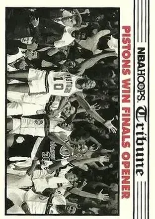 1990-91 Hoops #337 - Card #337 - Detroit Pistons