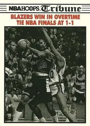 1990-91 Hoops #338 - Card #338 - Portland Trail Blazers
