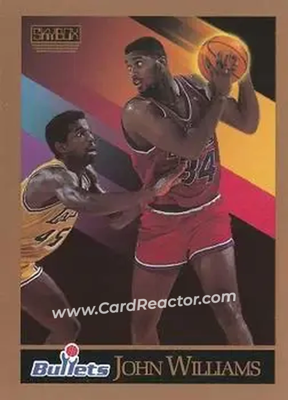 1990-91 SkyBox #294 - John Williams - Washington Bullets - Front