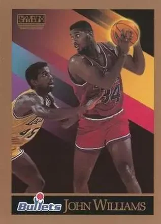 1990-91 SkyBox #294 - John Williams - Washington Bullets