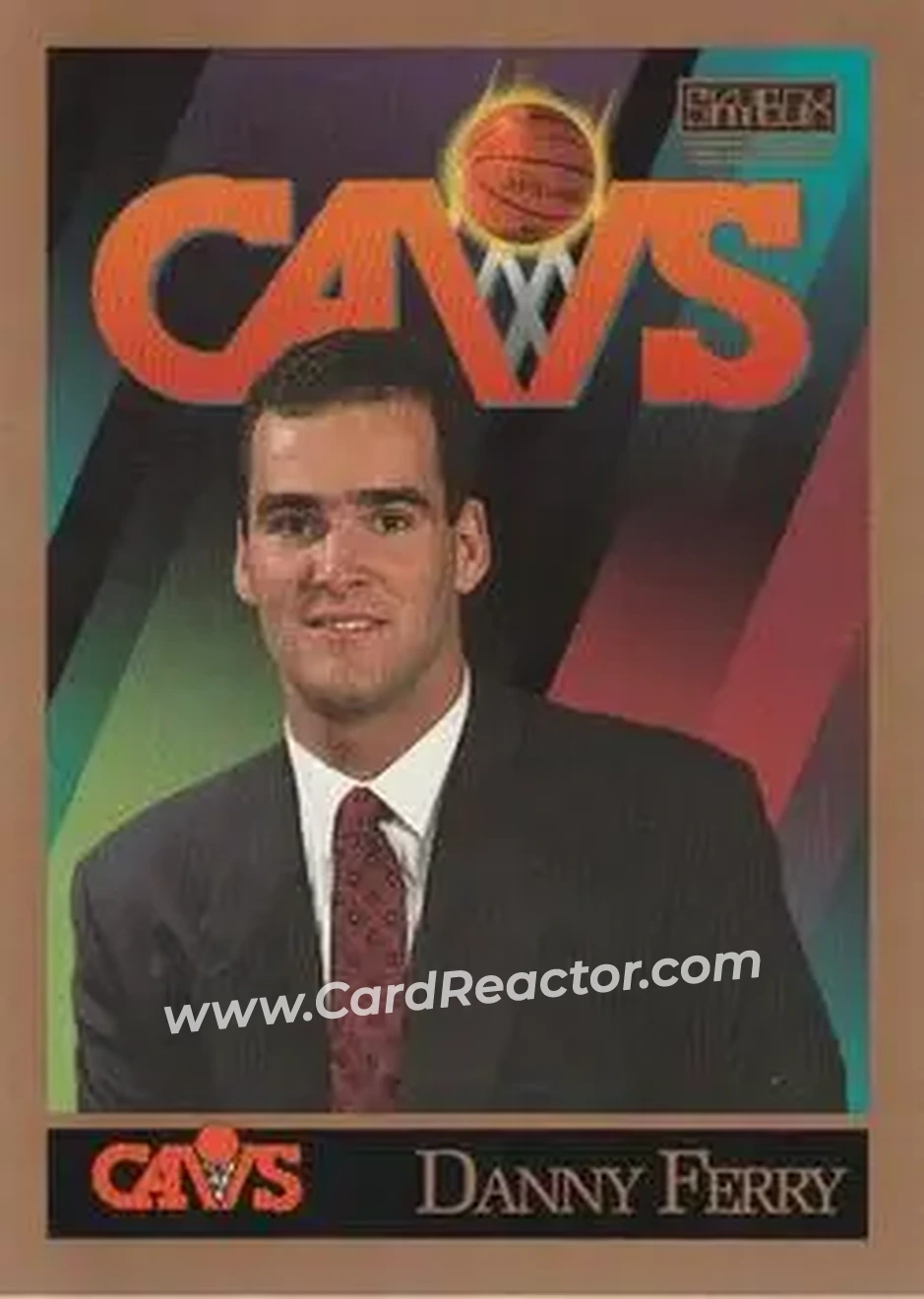 1990-91 SkyBox #300 - Danny Ferry - Cleveland Cavaliers - Front