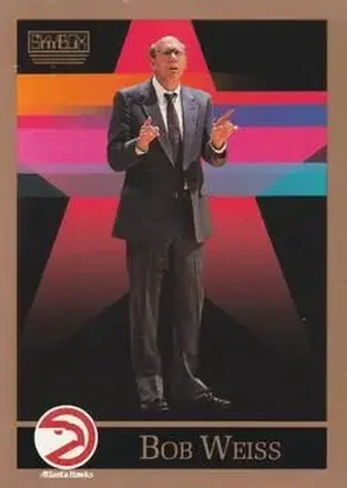 1990-91 SkyBox #301 - Bob Weiss - Atlanta Hawks