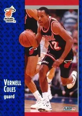 1991-92 Fleer #106 - Bimbo Coles - Miami Heat