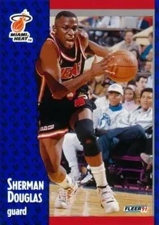 1991-92 Fleer #107 - Sherman Douglas - Miami Heat