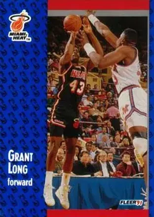 1991-92 Fleer #109 - Grant Long - Miami Heat