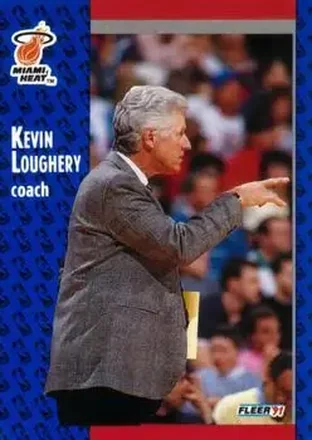 1991-92 Fleer #110 - Kevin Loughery - Miami Heat