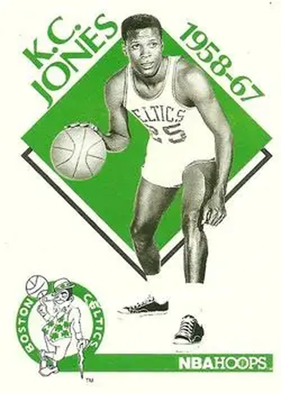 1990-91 Hoops #343 - K.C. Jones - Front