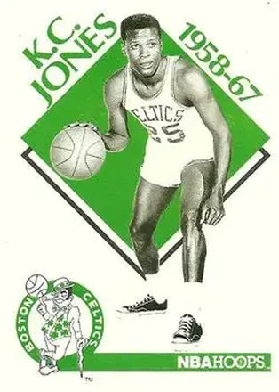 1990-91 Hoops #343 - K.C. Jones