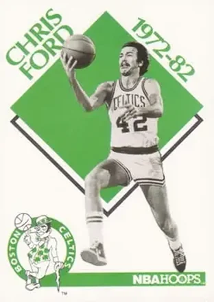 1990-91 Hoops #347 - Chris Ford - Boston Celtics