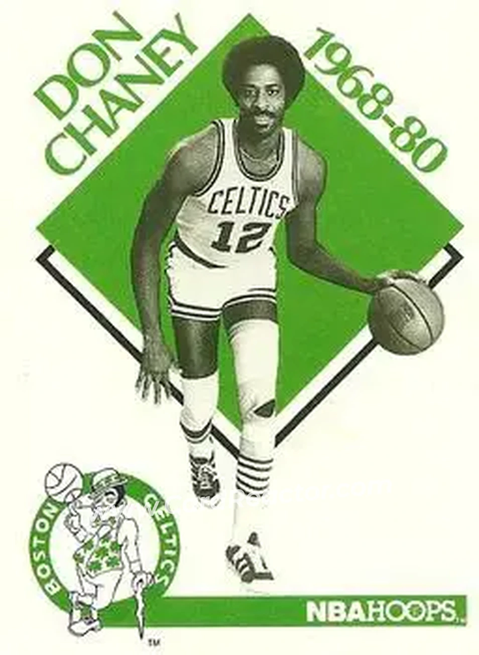 1990-91 Hoops #350 - Don Chaney - Front
