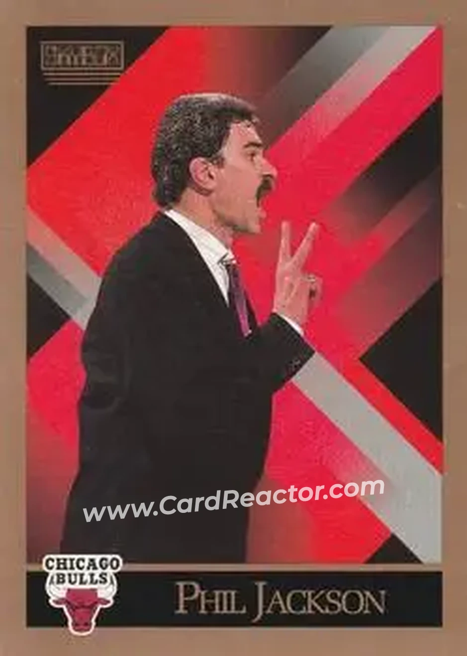 1990-91 SkyBox #304 - Phil Jackson - Chicago Bulls - Front 1990-91 SkyBox #304 - Phil Jackson - Chicago Bulls - Front
