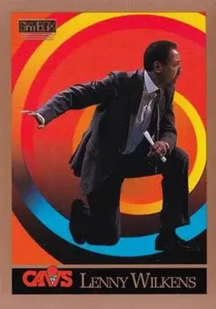 1990-91 SkyBox #305 - Lenny Wilkens - Cleveland Cavaliers