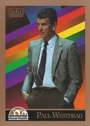 1990-91 SkyBox #307 - Paul Westhead - Denver Nuggets