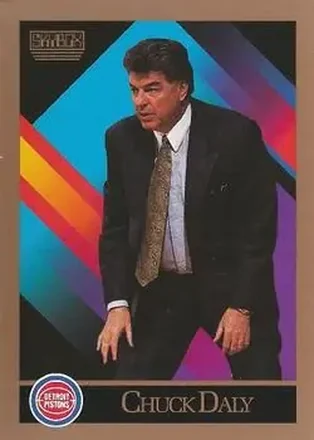 1990-91 SkyBox #308 - Chuck Daly - Detroit Pistons