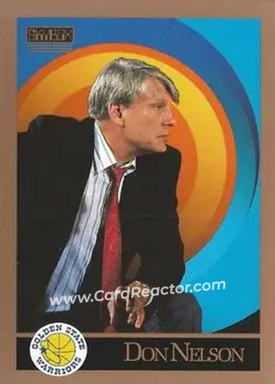 1990-91 SkyBox #309 - Don Nelson - Golden State Warriors - Front