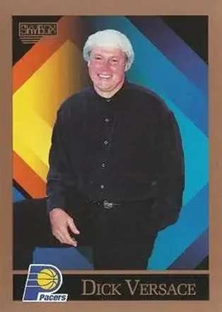 1990-91 SkyBox #311 - Dick Versace - Indiana Pacers