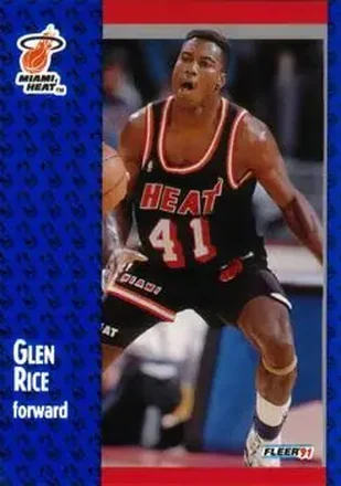 1991-92 Fleer #111 - Glen Rice - Miami Heat