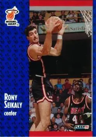 1991-92 Fleer #112 - Rony Seikaly - Miami Heat