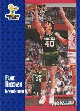 1991-92 Fleer #113 - Frank Brickowski - Milwaukee Bucks