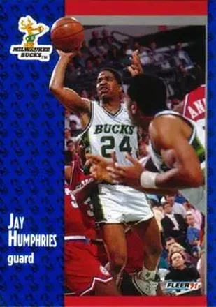 1991-92 Fleer #116 - Jay Humphries - Milwaukee Bucks