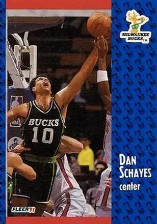 1991-92 Fleer #119 - Danny Schayes - Milwaukee Bucks