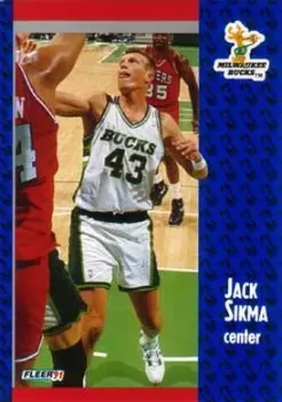 1991-92 Fleer #120 - Jack Sikma - Milwaukee Bucks