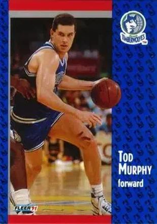 1991-92 Fleer #124 - Tod Murphy - Minnesota Timberwolves