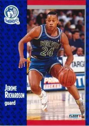 1991-92 Fleer #125 - Pooh Richardson - Minnesota Timberwolves