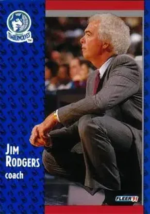 1991-92 Fleer #126 - Jimmy Rodgers - Minnesota Timberwolves