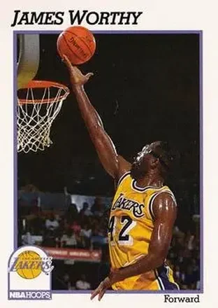 1991-92 Hoops #106 - James Worthy - Los Angeles Lakers