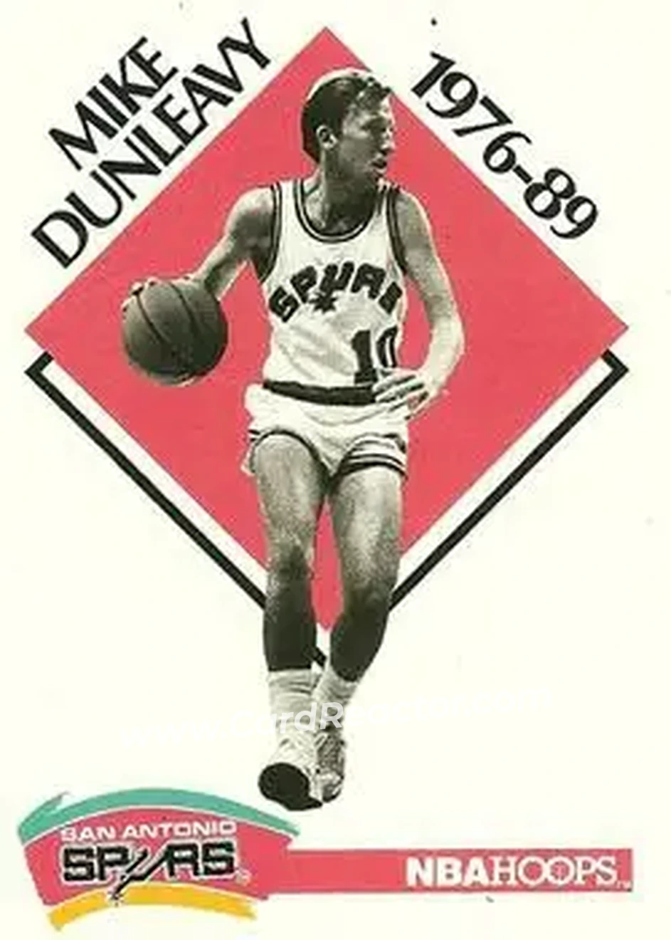 1990-91 Hoops #351 - Mike Dunleavy - Front 1990-91 Hoops #351 - Mike Dunleavy - Front