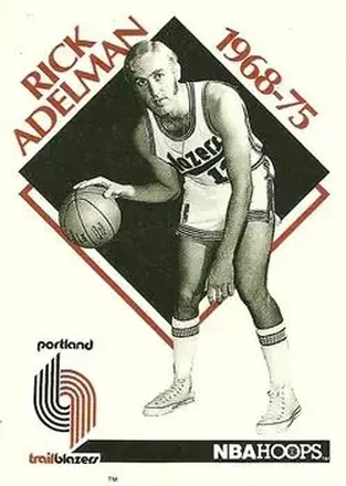 1990-91 Hoops #353 - Rick Adelman - Portland Trail Blazers 1990-91 Hoops #353 - Rick Adelman - Portland Trail Blazers