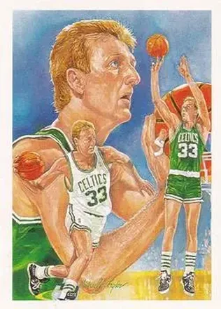 1990-91 Hoops #356 - Larry Bird - Boston Celtics