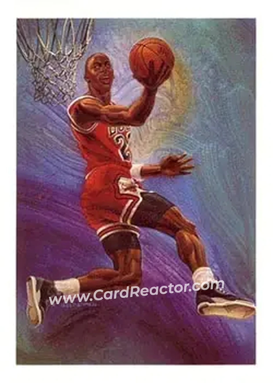 1990-91 Hoops #358 - Michael Jordan - Chicago Bulls - Front