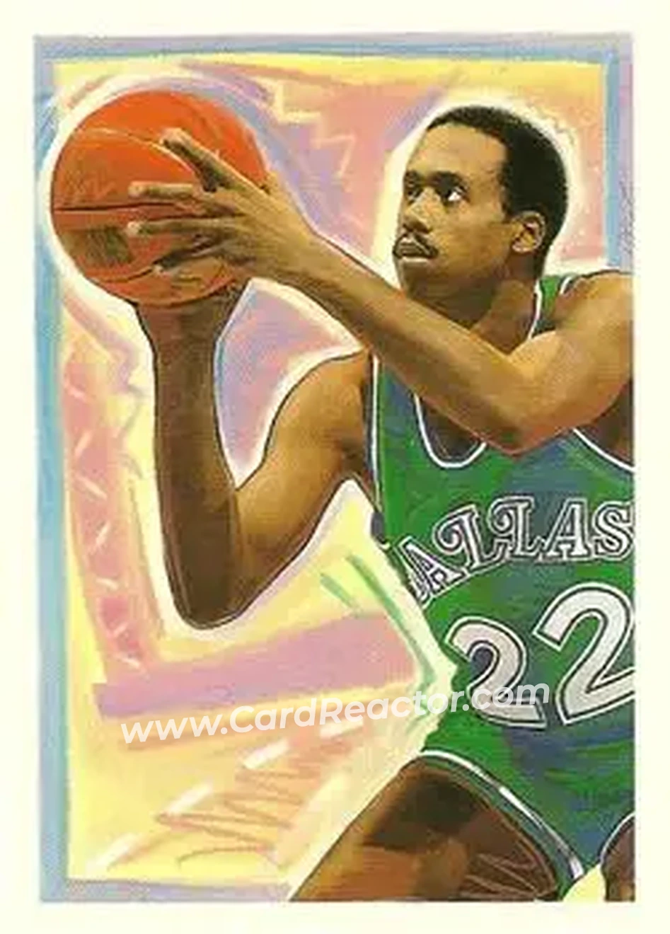 1990-91 Hoops #360 - Rolando Blackman - Dallas Mavericks - Front